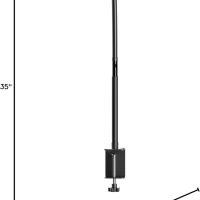 LED Desk Lamp for Office Home, Eye-Caring Desk Light with Stepless Dimming Adjustable Flexible Gooseneck, 10W USB Adapter Desk Lamp with Clamp for Reading, Study, Workbench (Black) - Image 7