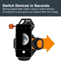 Celestron – NexGO – Universal Smartphone Adapter for Telescope, Binoculars & Spotting Scopes – 2-Axis Precision Alignment – Capture Images & Video Through Your Optics – Compact and Travel-Friendly - Image 8
