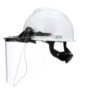 MSA 10118695 V-Gard Accessory System Kit, Includes: White V-Gard Cap, V-Gard Frame for Slotted Caps, Clear V-Gard Polycarbonate (PC) Visor, Superior Impact Protection - Image 4