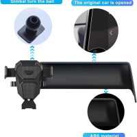 Car Phone Holder Accessories for Nissan Altima SR SV 2019-2024 2025/Sentra SR SV 2020-2024 2025/Rogue S SV 2021-2024 2025 Dash Mount Cell Phone Holder for Most Smartphones(for 8inch Screen) - Image 8