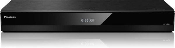 Panasonic Streaming 4K Blu Ray Player with Dolby Vision and HDR10+ Ultra HD Premium Video Playback, Hi-Res Audio, Voice Assist - DP-UB820-K (Black)