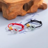 Rope Ring Thin Ropes Handmade Braided Rope Bracelet Adjustable Flower(3) - Image 4