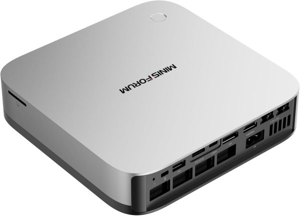MINISFORUM Mini PC AI X1 Pro AMD Ryzen AI 9 HX370(12 Cores/24 Threads, up to 5.1GHz)&AMD Radeon 890M Mini Gaming Computer,64GB DDR5 1TB PCIe 4.0 SSD, 8K Quad Display,Dual 2.5 LAN/WiFi 7/BT5.4/Oculink