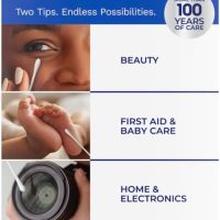 Q-tips Cotton Swabs For Hygiene and Beauty Care Original Cotton Swab Made With 100% Cotton 750 Count - Image 2