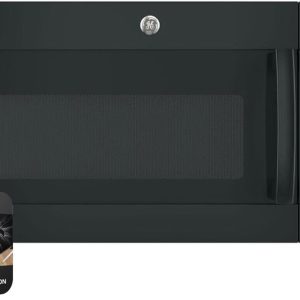 GE JVM7195DKBB 1.9 Cu. Ft. Over-the-Range Microwave Black Bundle with 2 YR CPS Enhanced Protection Pack