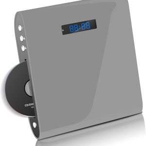 Slot-in All Region Free DVD Player - 1080P HD with HDMI & AV Output, USB Input, Remote & AV Cable, Wall Mountable (Grey)