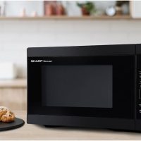 SHARP Countertop Microwave Oven with Removable 12.4" Carousel Turntable, 1000 Watt, 1.1 Cubic Feet, Black - Image 8