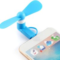 Mini Cell Phone Fan 2-in-1 Fan Compatible for iPhone, iPad, Android Smartphone,Tablet - Colorful and Powerful- Cell Phone Summer Accessories (6-Pack) - Image 5