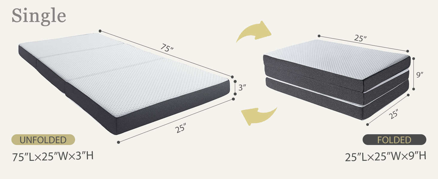 foldable mattress