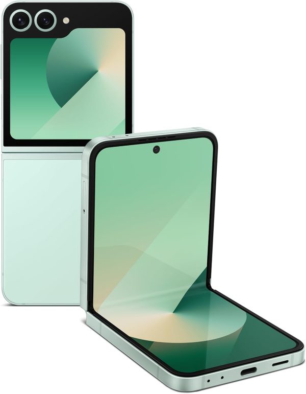 Samsung Galaxy Z Flip6, 512GB Unlocked Android Smartphone, FlexCam, Photo Assist, Camcorder Mode, Live Interpreter, Compact Foldable Design, Pocket-Sized Portability, 2024, US 1 Yr Warranty, Mint
