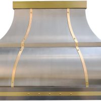 SINDA Custom Stainless Steel Range Hood, With 4 Speed Fan, LED Light, 36"Wx27"H, Wall Mount, Brushed Stainless Steel, SRH1-2-2TRW3627R - Image 2