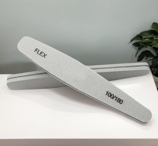 Nail File Nail Buffer, Nail Files and Buffers for Nails, Emery Boards for Nails, Nail Buffer and Shine Kit Nail Filer, Nail Buffer Block 100/180 Grit Nail Files Fingernail Files (Grey)