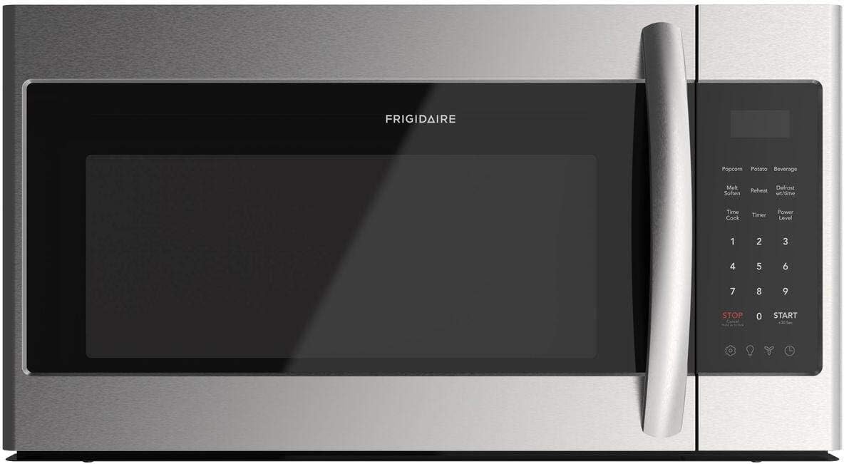 FRIGIDAIRE FFMV1846VS 30″ Stainless Steel Over The Range Microwave with 1.8 cu. ft. Capacity, 1000 Cooking Watts, Child Lock and 300 CFM