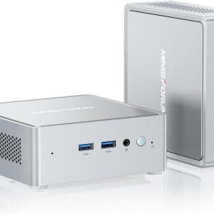 MINISFORUM NAB9 Plus Mini PC Intel Core i9-12900HK(14C/20T), 32GB RAM 1TB SSD, HDMI+DP+USB4(PD) Video Outputs Mini Computers, OCuLink Port, 2X 2.5G LAN Port Intel Iris Xe Graphics Desktop Computer