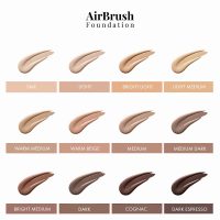 MagicMinerals AirBrush Foundation by Jerome Alexander – 2pc Set with Airbrush Foundation and Kabuki Brush - Spray Makeup with Anti-aging Ingredients for Smooth Radiant Skin - Light Medium - Image 5
