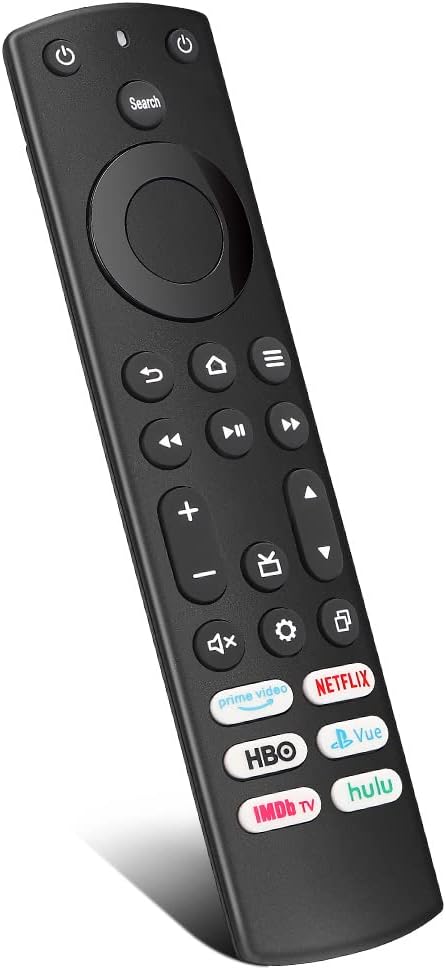 Semote Replacement Remote for All Toshiba TVs and Insignia/Smart TVs with 6 Shortcut Buttons Netflix, Prime Video, Hulu and More.(No Voice Function)