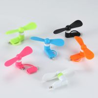 Mini Cell Phone Fan 2-in-1 Fan Compatible for iPhone, iPad, Android Smartphone,Tablet - Colorful and Powerful- Cell Phone Summer Accessories (6-Pack) - Image 7