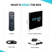 EZ AD TV Digital Signage Player, Digital Signage 4k Player Kit, Auto-Post Content, Cloud-Controlled, Add Your PowerPoint Presentation, Free Plan & Mobile App, Thousands of Templates - Image 7