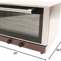 Kratos Commercial Oven, Half Size Electric Countertop Convection Oven, Holds Four Half Size Sheet Pans, 120V (29M-002) - Image 9