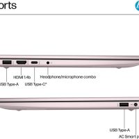 HP 14 Ultrabook • Back to School Limited Edition w/Microsoft 365 • Intel 4-Core CPU • 8GB RAM • 1.6TB Storage (128GB OnBoard w/ 512GB Portable Drive + 1TB OneDrive) • Tranquil Pink • Win 11 - Image 9