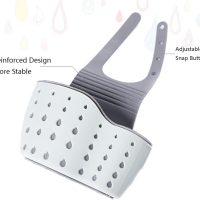 Dish Racks, Kitchen Sink Drain Basket, Hanging Bag Sponge Rack - Image 4