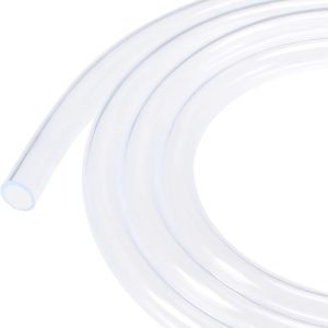 PVC Transparent Hose Plastic Vinyl Tubing 12mm ID 14mm OD 1m Flexible for Water Tube, Air Line