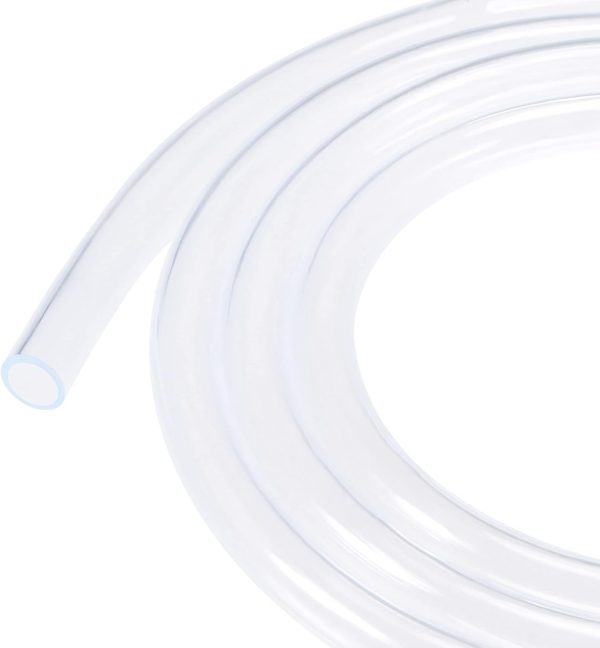PVC Transparent Hose Plastic Vinyl Tubing 12mm ID 14mm OD 1m Flexible for Water Tube, Air Line