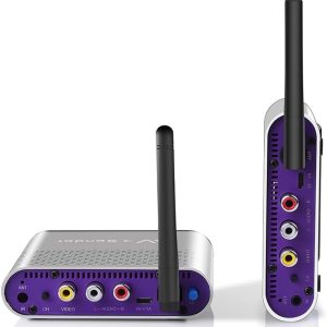 AV540 5.8G Wireless AV Transmitter Receiver Audio Video TV AV Signal Sender Receiver with IR Romote 400M /1330FT