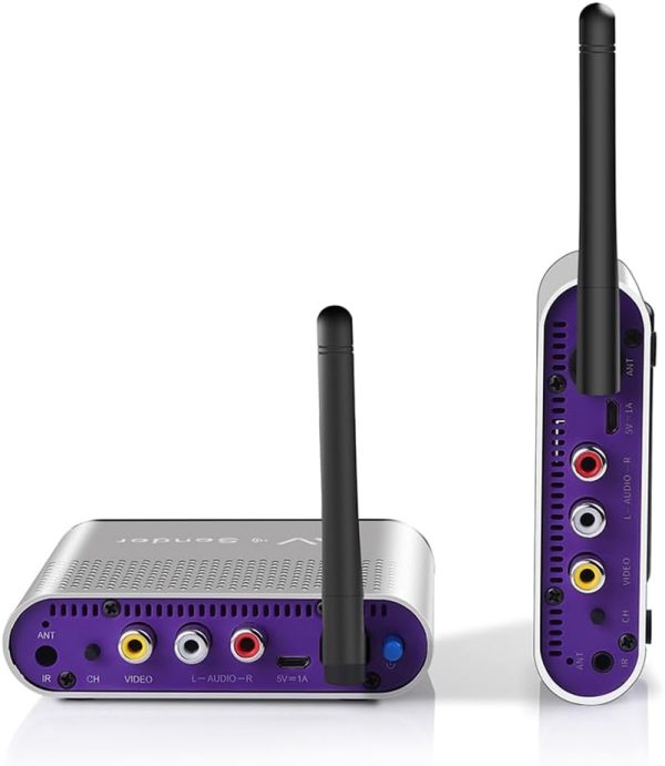 AV540 5.8G Wireless AV Transmitter Receiver Audio Video TV AV Signal Sender Receiver with IR Romote 400M /1330FT