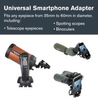Celestron – NexYZ – Universal Smartphone Adapter for Telescope, Binoculars & Spotting Scopes – 3-Axis Precision Alignment – Capture Images & Video Through Your Optics – Compact and Travel-Friendly - Image 2