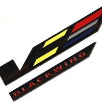 3Pcs V-Blackwing Emblems V-Series Black Out Blackwing Badge V Logo Compatible with 2020-2025 CT4 CT5 86596092 (3Pcs Emblems - Colourful) - Image 3