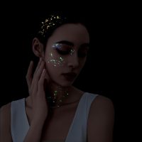 Teenitor 6 Colors Glow in The Dark Glitter Gel, Face Glitter Gel, Body Glitter Hair Glitter for Halloween Makeup UV Black Light Party Cheer Raves Festivals - Image 9