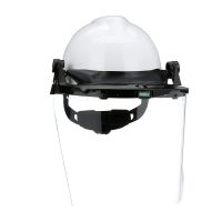 MSA 10118695 V-Gard Accessory System Kit, Includes: White V-Gard Cap, V-Gard Frame for Slotted Caps, Clear V-Gard Polycarbonate (PC) Visor, Superior Impact Protection - Image 2