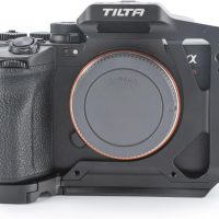Tilta Half Camera Cage Compatible with Sony a7R V, with Mount Accessories via Cold Shoe and 1/4"-20 Threads with Locating Pins | TA-T46-HCC (Black) - Image 2