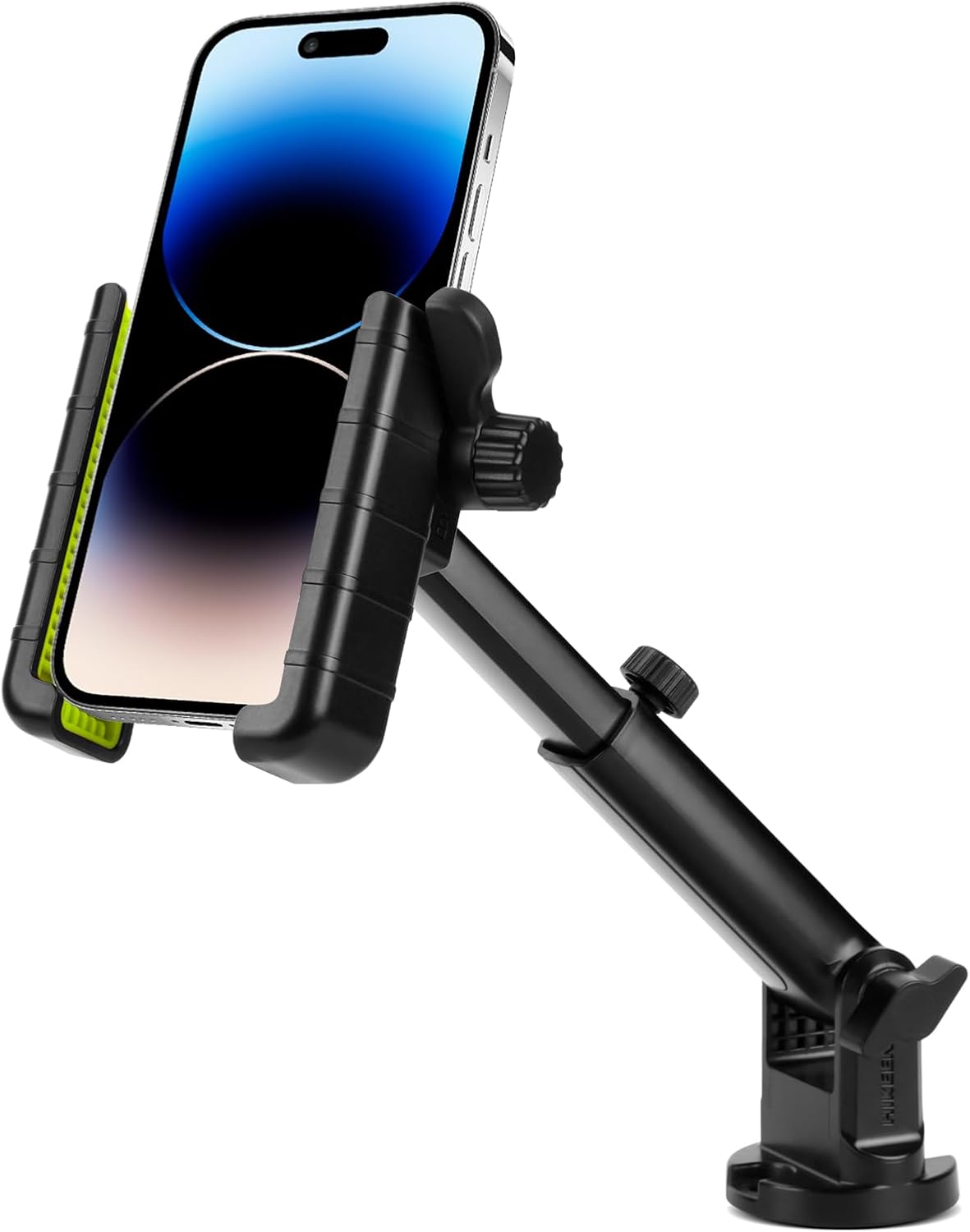 Hikeen Kayak Phone Holder, 360°Adjustable Phone Holder with Long Arm, Kayak Fishing Accessories, Kayak Phone Mount Compatible with Smartphone from 4”-7”