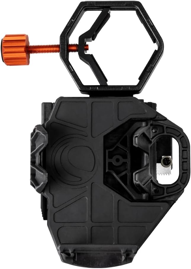 Celestron – NexGO – Universal Smartphone Adapter for Telescope, Binoculars & Spotting Scopes – 2-Axis Precision Alignment – Capture Images & Video Through Your Optics – Compact and Travel-Friendly