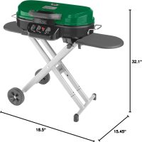 Coleman RoadTrip 285 Portable Stand-Up Propane Grill with 3 Adjustable Burners & Instastart Ignition, 20,000 BTUs of Power for Outdoor Cooking, Camping, Tailgating, Grilling, BBQs, & More - Image 8