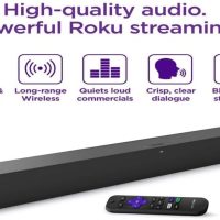 onn. Roku Smart Soundbar with Built-in 4K Streaming Media Player (Renewed) - Image 2