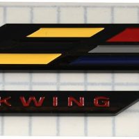 3Pcs V-Blackwing Emblems V-Series Black Out Blackwing Badge V Logo Compatible with 2020-2025 CT4 CT5 86596092 (3Pcs Emblems - Colourful) - Image 5