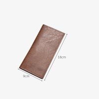 Long Wallet Soft Durable PU Card Bag Multiple Slots Card Holder Men(Black) - Image 2