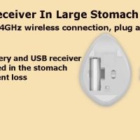 2.4GHz Wireless Cute Hamster Shape Less Noice Portable Mobile Optical 1200DPI USB Mice Cordless Mouse for PC Laptop Computer Notebook MacBook Kids Girl Gift (Purple) - Image 7