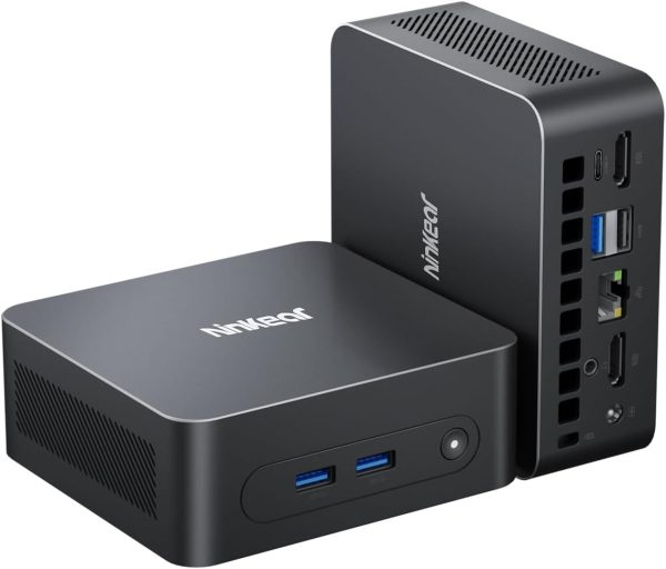 N10 Mini PC Intel N100 (Up to 3.6GHz),16GB DDR4 RAM 512GB M.2 SSD, 4k UHD Dual Display HDMI/Type C/VESA, WiFi, BT, Gigabit Ethernet, Mini Desktop Computer for Home & Business
