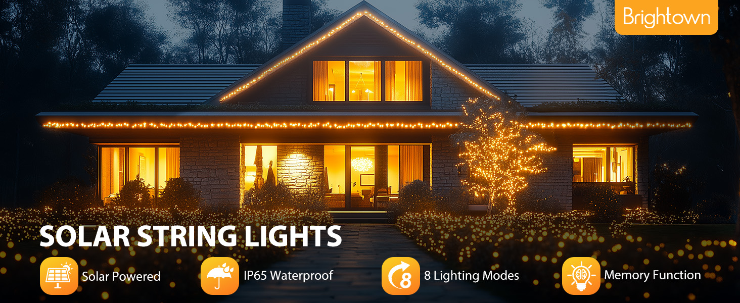solar string lights for outside