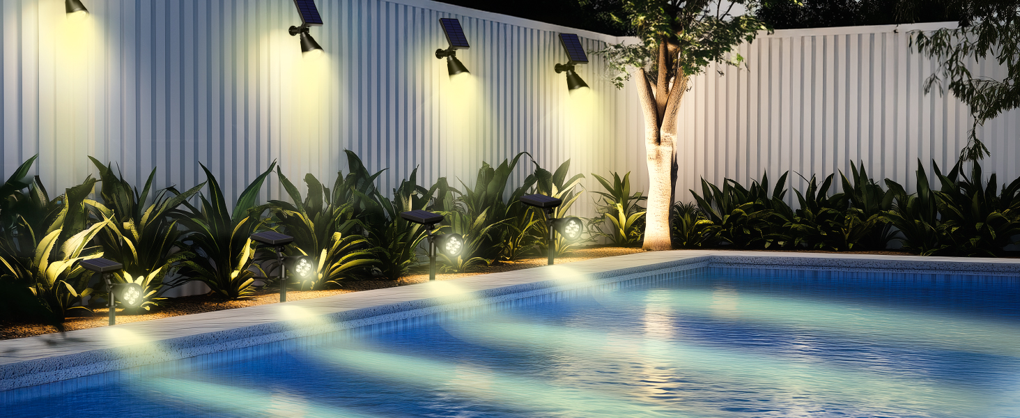 outdoor solar spotlights