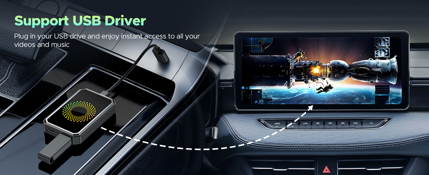 wireless android auto car adapter