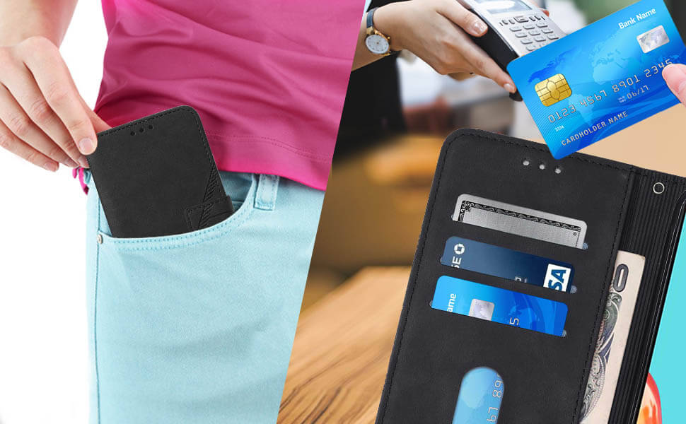 Black wallet case