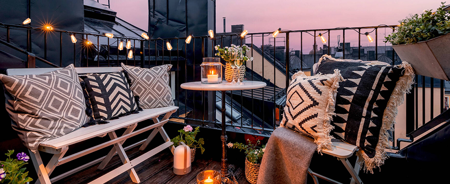 Solar Outdoor String Lights