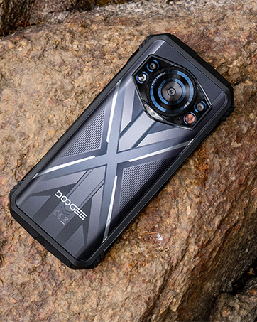 DOOGEE Scyber Pro Rugged Phone, 10800mAh Android 14 Rugged Smartphone, 32GB+512GB, Helio G100 Octa