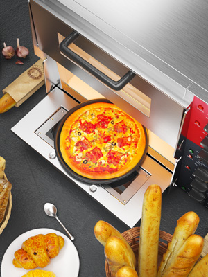 double deck pizza oven