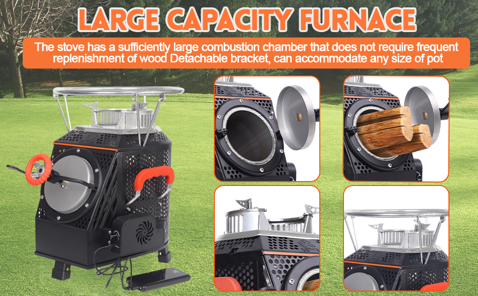 camper wood burning stove